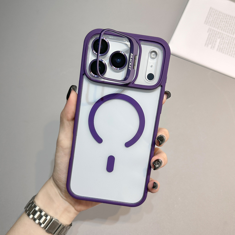 适用苹果17Promax镜头支架磁吸手机壳iPhone16自带镜头膜15防摔壳|undefined