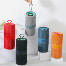 TG671新款布艺蓝牙音箱led氛围灯便携式tws互联小音响插卡大音量