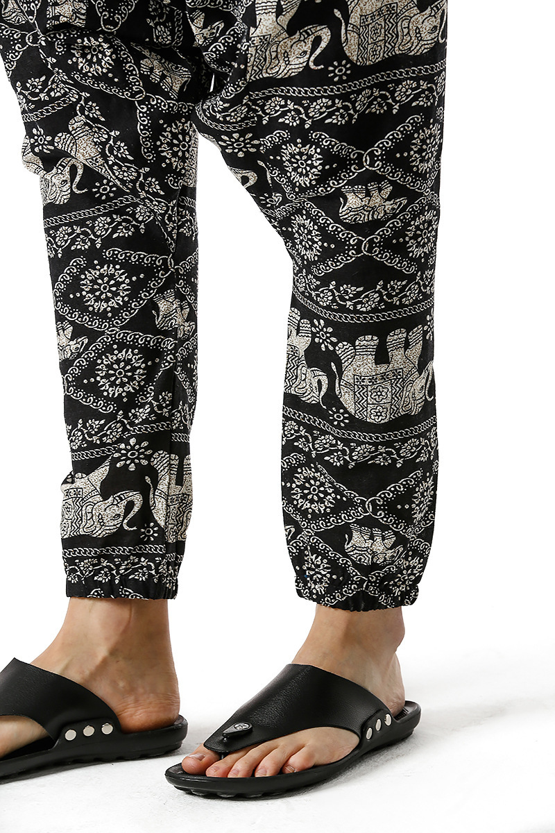 men's and women's foreign trade Harun yoga pants loose bohemian pants hanging pants moth pants 76