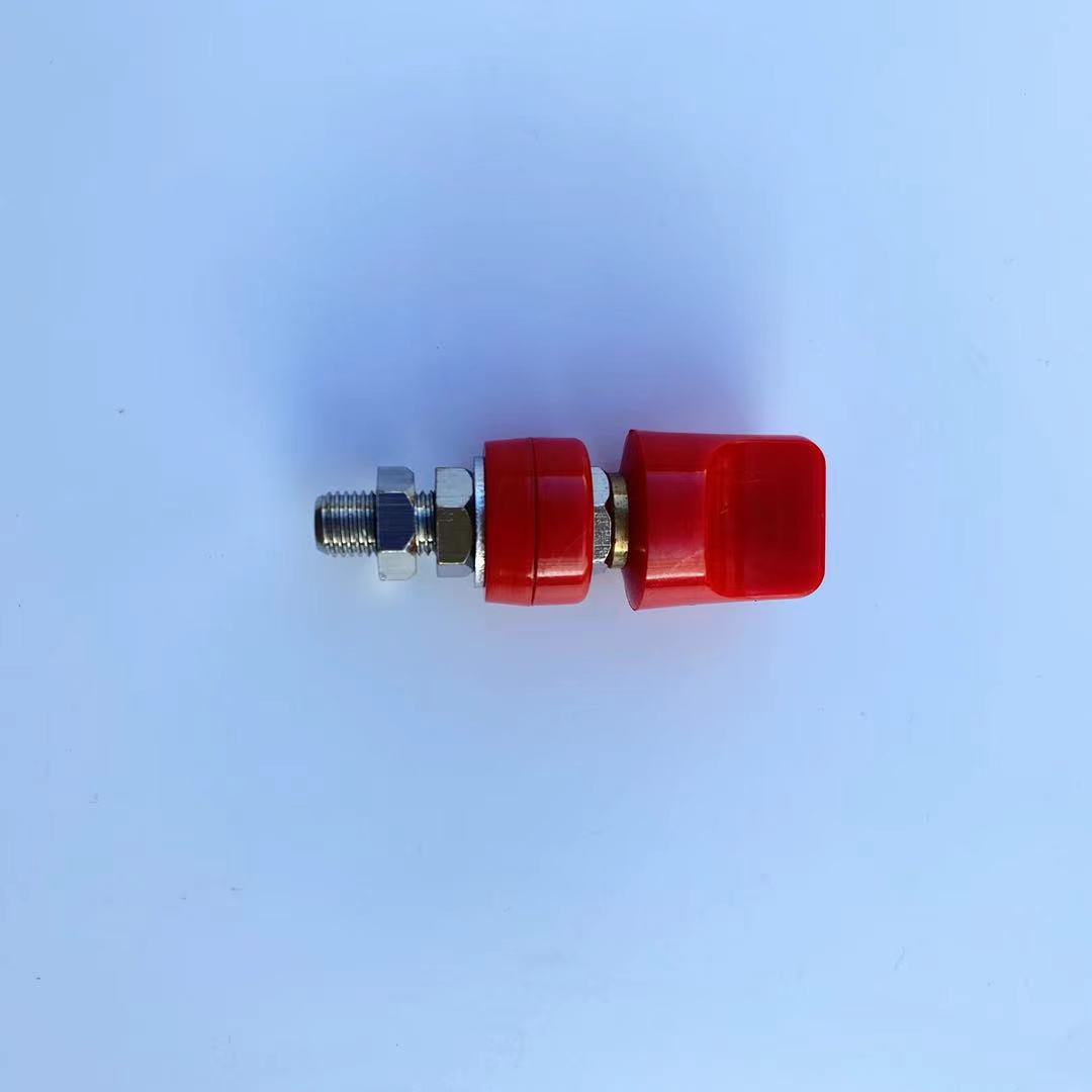供应JXZ-（50~100A)接线柱，后孔M4纯铜高压扁帽接线柱（图）