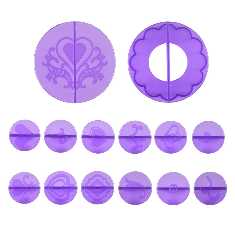 Molde para decoración de pasteles con diseño de tazas de fondant con temática de amor, juego de herramientas para hornear, listo para entrega, creativo, para bricolaje