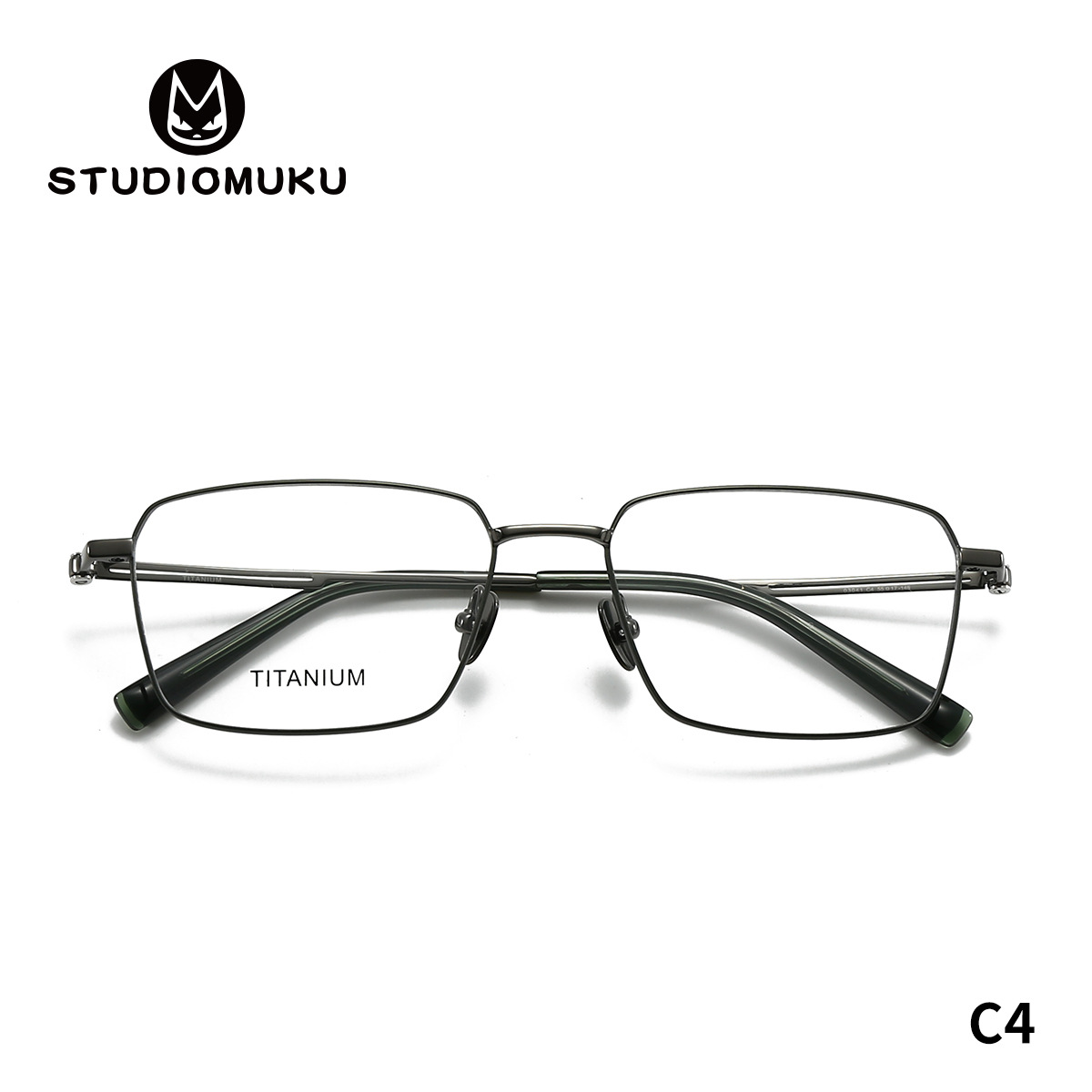 STUDIOMUKU gafas de madera cool diseño original de marcos de gafas de mujer para negocios cómodos marcos de gafas cuadrados para hombres