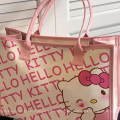 kt 猫立体トートバッグ大容量 2025 夏新作ハローキティガールズスイートバッグショルダーバッグ