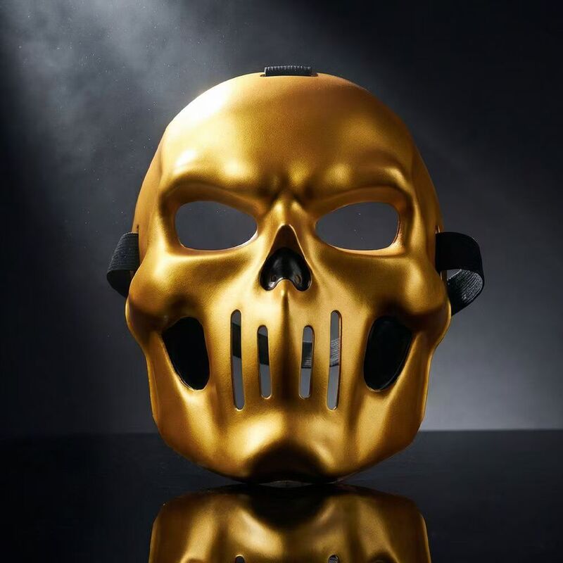 Delta Force Erosion Gold Rose Mask Cosplay Prop Skull Face Mask Game Replica Halloween Costume