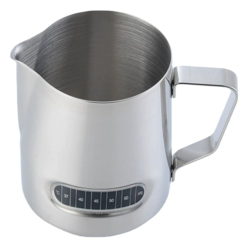 Кофейная гирлянда из нержавеющей стали Чашка с термометром со шкалой, мерная чашка для бытовой выпечки, заостренный горшок, гирлянда, утолщенная чашка