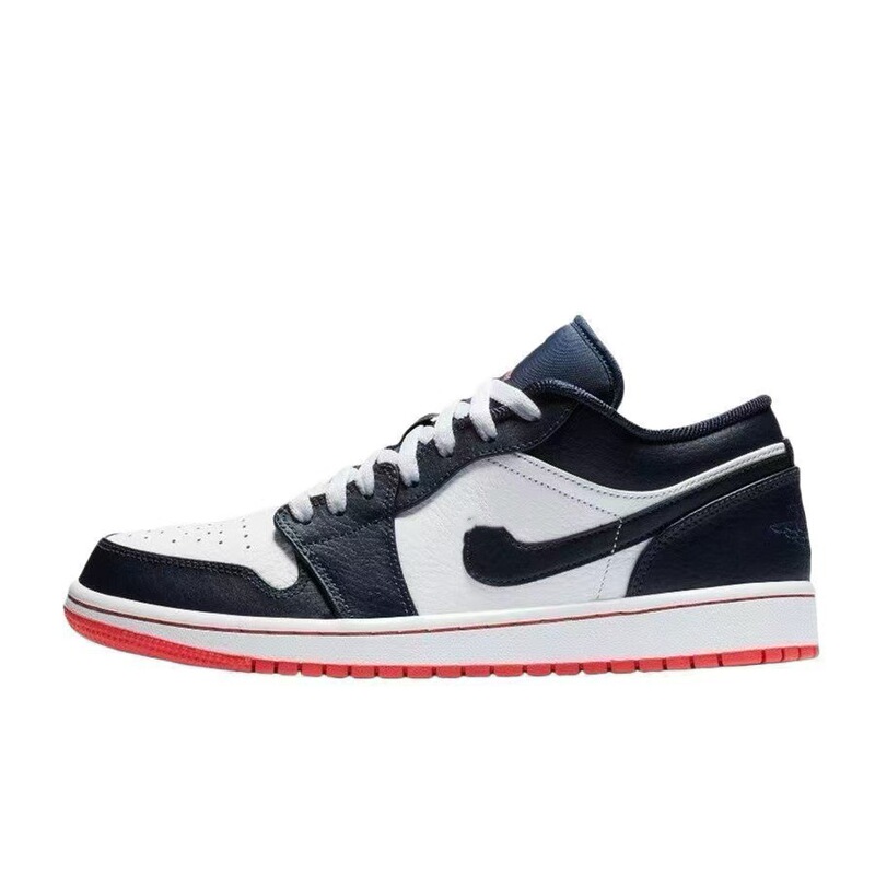 莆田純正 AJ1Low 紳士靴ロートップスニーカー黒と白のつま先スモークグレー Joe 1 ハイバージョンカジュアルシューズ女性のモカ|undefined