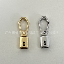 现货批发 diy手机挂绳挂扣 锌合金菱形6mm方通吊钟 狐尾链条专用