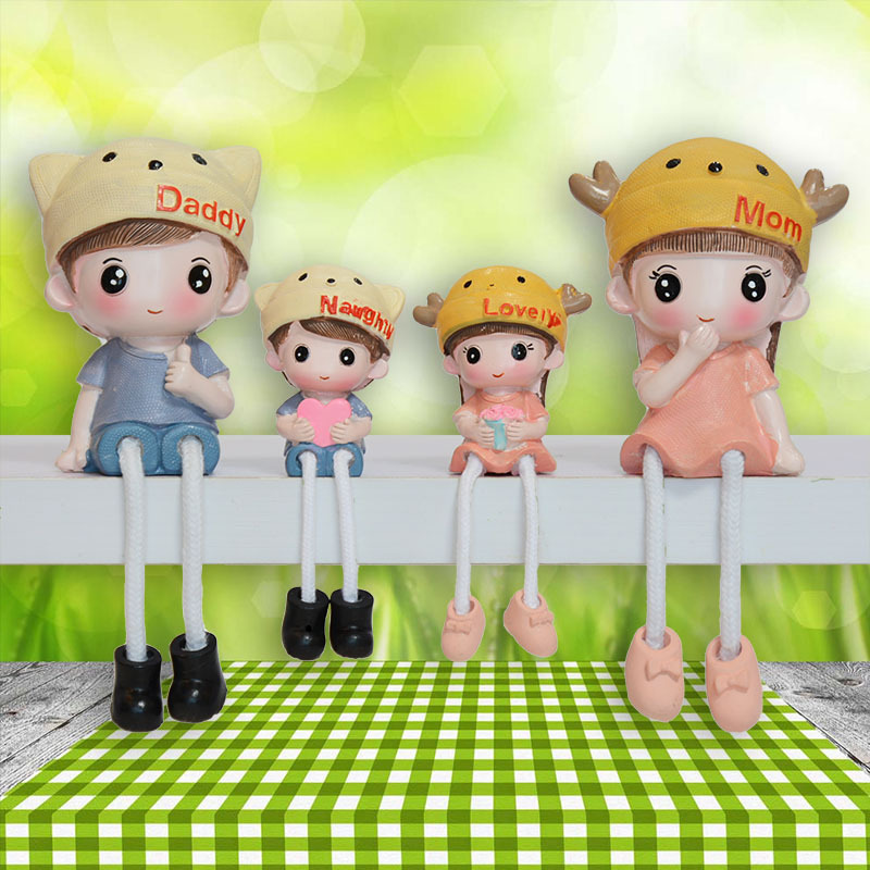 家居少女卡通树脂摆设