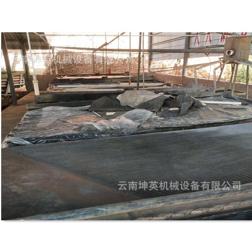 选金矿钽铌矿铜矿设备厂家 玻璃钢大床面6S-7.6摇床 槽数可定制