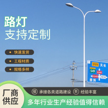 定制多规格led路灯道路单双臂灯农村工程户外高亮照明智慧路灯杆