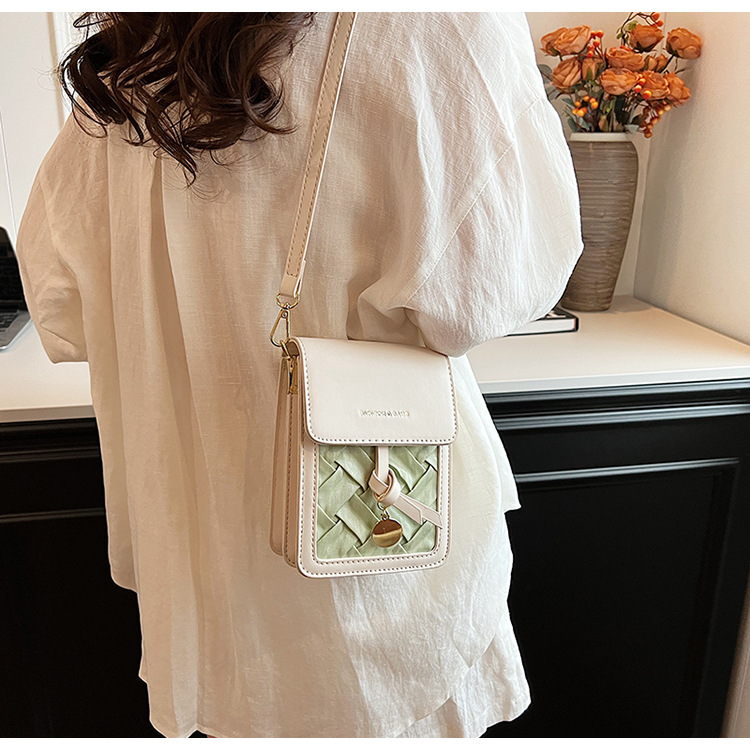 2025 New Fashion Women's Phone Casual Versatile Trendy Single Shoulder Crossbody Water-Resistant PU Leather Bag_voghion.com