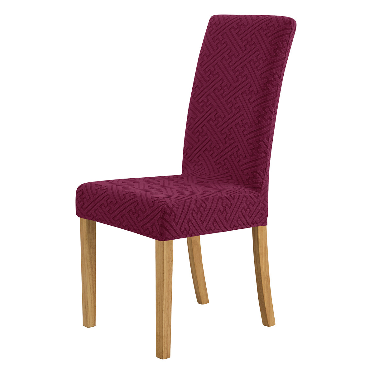 Silla de comedor de hotel para el hogar con tela jacquard elástica transfronteriza Parsons Chair