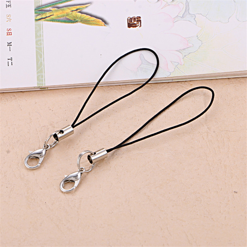 DIY Handmade Jewelry Materials Accessories Mobile Phone Rope Lanyard Lobster Buckle Small Lanyard Doll Colorful Lobster Buckle Rope