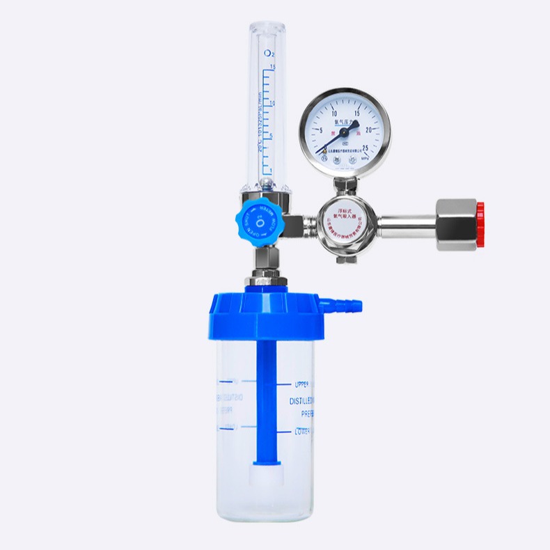 厂家批发氧气减压阀氧气吸入器减压器呼入器湿化瓶流量计正宗