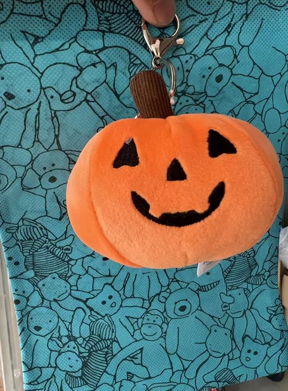 jellycat挂件三标齐全带钢印巴塞罗熊茄子牛角包款式齐批发礼物品|undefined