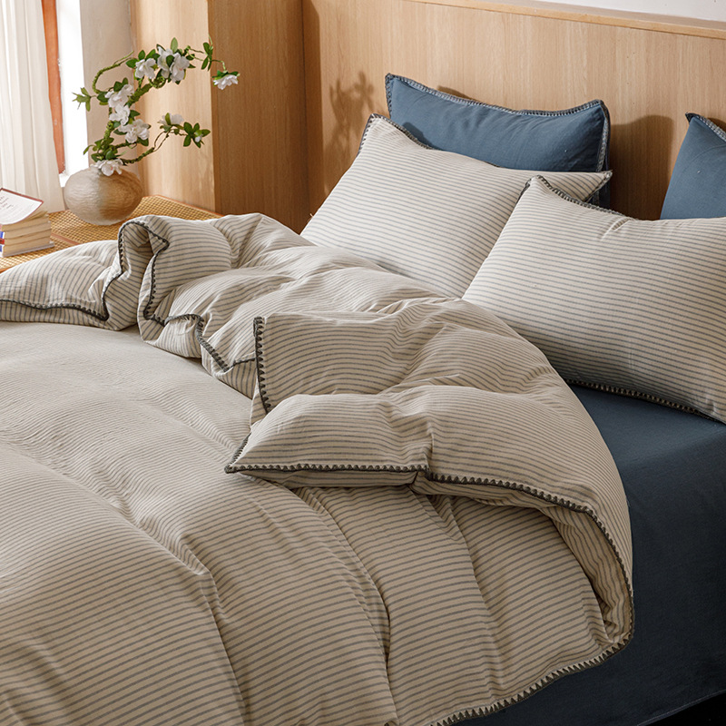 Clase A 60 piezas de algodón Xinjiang de algodón de fibra larga de cuatro piezas de ropa de cama de algodón puro de tres capas de hilo de cama de cuatro piezas