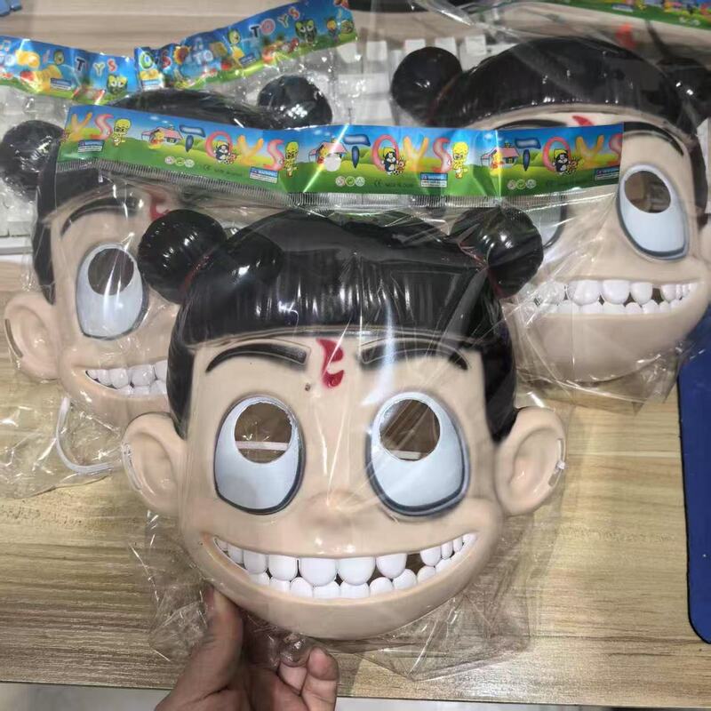 Wholesale Sun Wukong Mask Nezha Mask Monkey King Mask Journey to the West Character Stall Temple Fair Scenic Spot Hot Sale Wholesale Sun Wukong Mask Nezha Mask Monkey King Mask Journey to the West Character Stall Temple Fair Scenic Spot Hot Sale