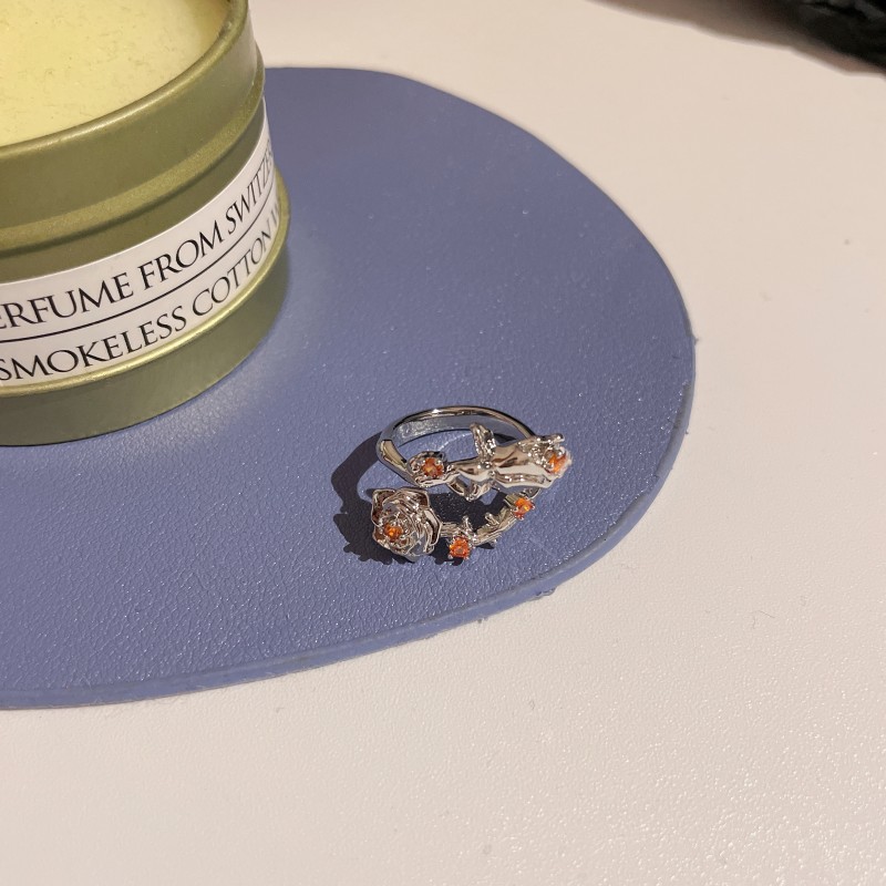 Fashion Flower Copper Plating Zircon Necklace 1 Piece