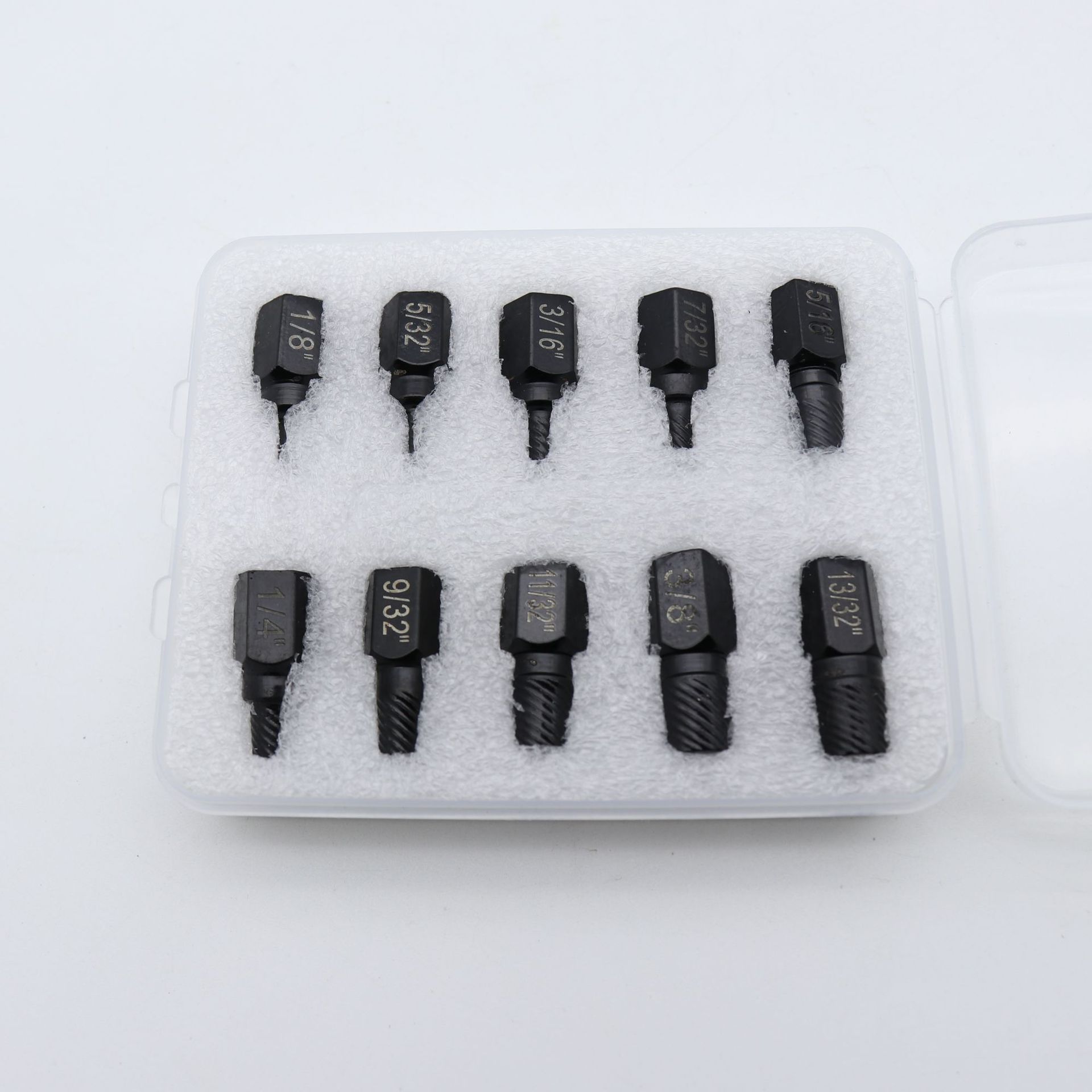 厂家直供家用五金工具五金10件套断头螺丝取出器配件 破损滑丝滑