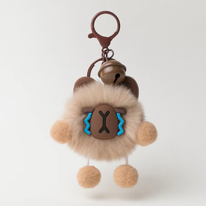 Net red dopamine friend limit pull small partner key chain backpack pendant adorable plush jewelry Net red dopamine friend limit pull small partner key chain backpack pendant adorable plush jewelry