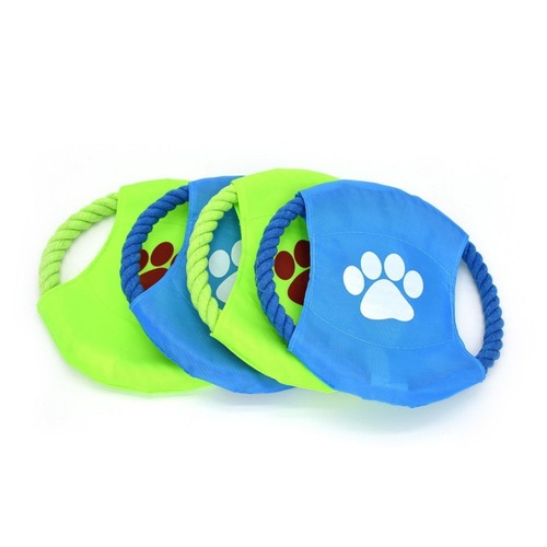 Pet toys cotton rope flying disc durable biting training interactive fun dog toys flying disc pet supplies wholesale
