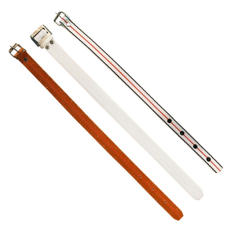 Пряжка для ног электрика с пряжкой для ног Кожаная воловья цементная стойка для скалолазания с деревянной пряжкой для ног с пряжкой для ног Галстук с железным шнурком