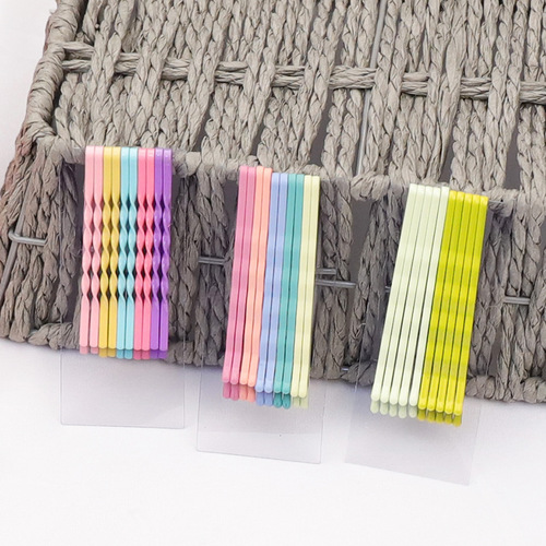 Korean version of simple girly color one-word hair clip black hair clip bangs clip broken hair side clip hair clip internet celebrity style hair clip headgear