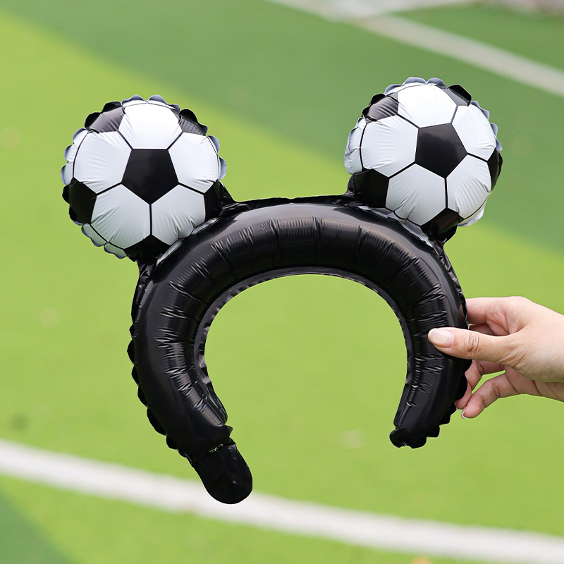 Nuevo transfronterizo 2026 Copa del Mundo globo de fútbol decoración de modelado camiseta globo suministros de fiesta de la Copa de Europa