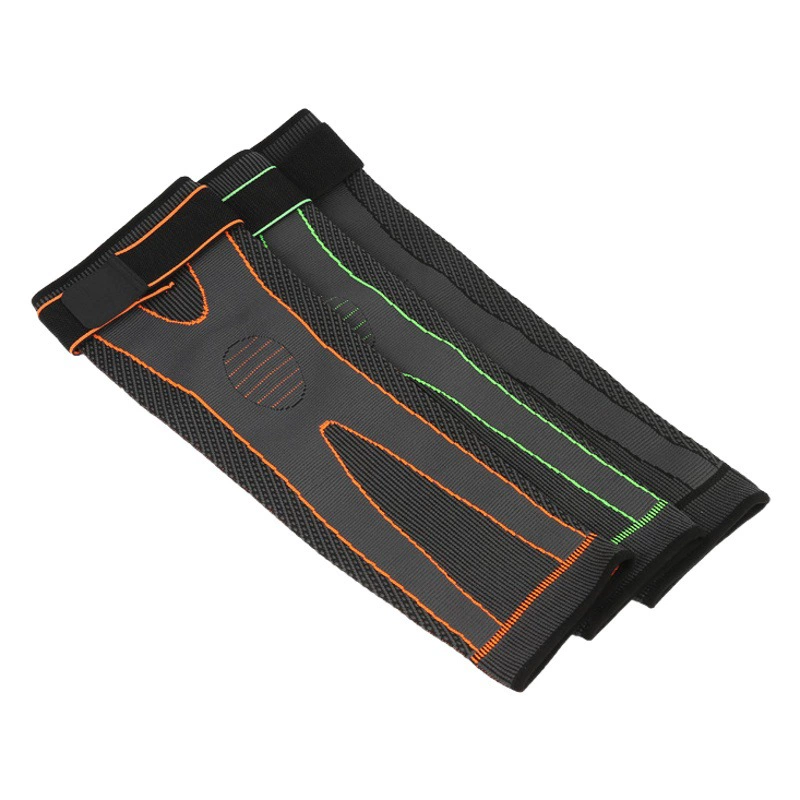 Спортивный наколенник на ремешке под давлением, баскетбольный мужской и женский фитнес, бег, альпинизм, верховая езда, вязаный наколенник, удлинитель