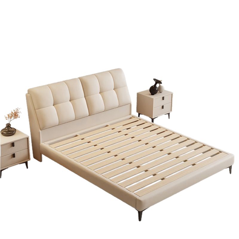 Cama de madera sólida para dos personas 1.8x2m cama principal casa 1.5m pequeño tipo de casa 1.2m lujo ligero red cama de matrimonio suave