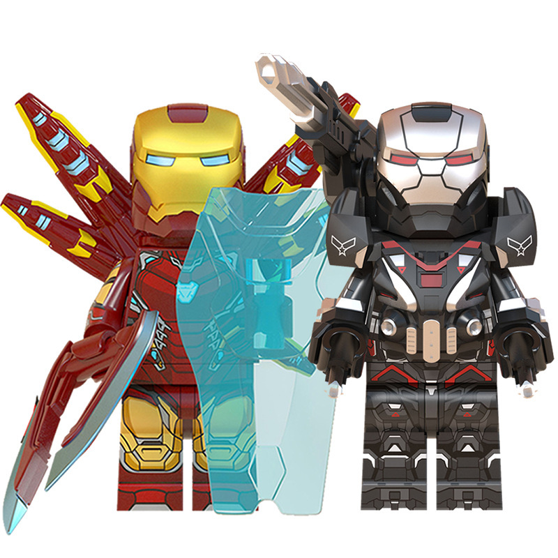 マーベルアベンジャーズアイアンマンスーパーヒーロースパイダーマン組み立てミニフィギュアビルディングブロックおもちゃ|undefined
