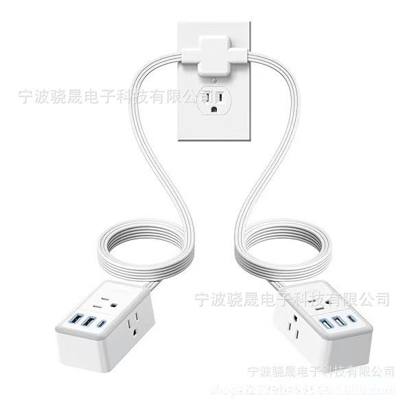 全铜多功能 家用拖线板插座USB插排转换插头延长线排插线插线板