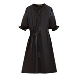 62410清仓特价120-350斤大码胖mm收腰显瘦木耳边裙2024连衣裙，商品下架区，变形策服饰