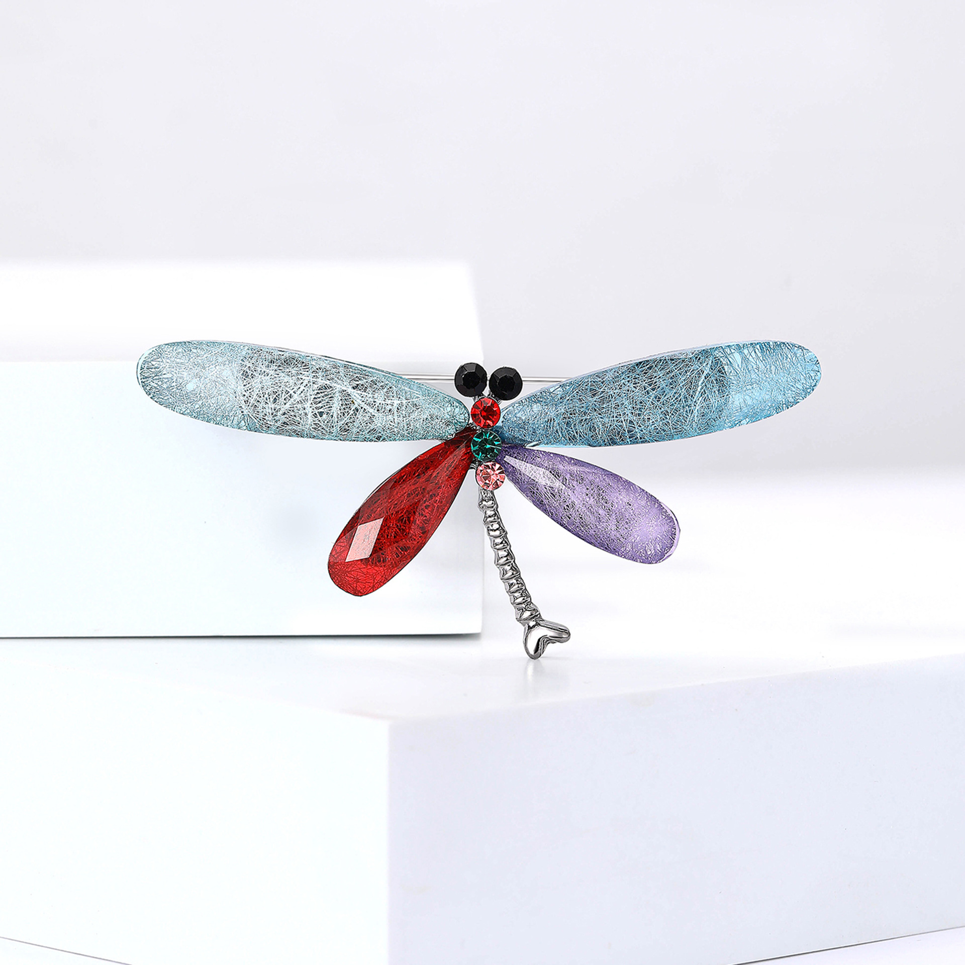 11g Weight Brooches Classification Holiday, Banquet, Daily Occasion Alloy Material Dragonfly Pattern Women's Gender Casual, Elegant, Lady Style Casual Elegant Lady Pin Dragonfly Alloy Women's Brooches 9