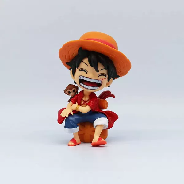 Q version of Luffy red bag pack