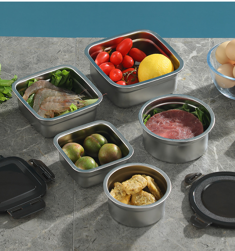 172g Weight crisper Kitchen and drinking utensils 50 Quantity Home, Daily Occasion 316 Stainless Steel Material Solid Color Pattern Casual Style Casual Solid Color 316 Stainless Steel Crisper 8