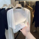 Korean-style Sunscreen Knitted Cardigan Jacket Women's Spring Thin 2025 with Sling Overshirt Shawl Short Top