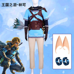 ゼルダの伝説2王国の涙リンクゼルダと同じゲームのコスプレ服のフルセットのコスプレ