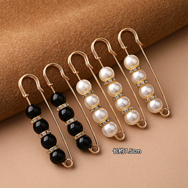Black and white back needle 5 -piece set