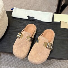 厚底勃肯拖鞋女包头半拖男外穿2025夏新款一脚蹬丑萌勃肯单鞋凉拖
