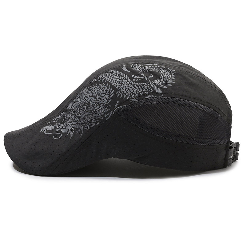 Breathable Duckbill Cap For Men, Lightweight Summer Mesh Hat_voghion.com