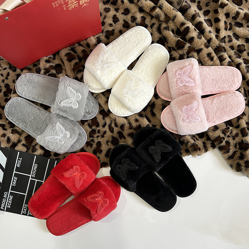 Can Issue Special Invoices for Cross-Border E-Commerce Sources of Foreign Trade Goods: Sewing Shoes, Butterfly Rabbit Fur, Plush Home Slippers