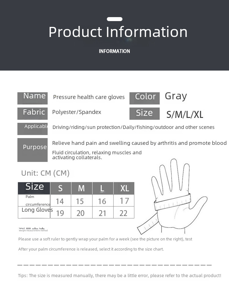  gray half finger pressure gloves joint care training cycling sports fitness cycling gloves wholesale_voghion.com
