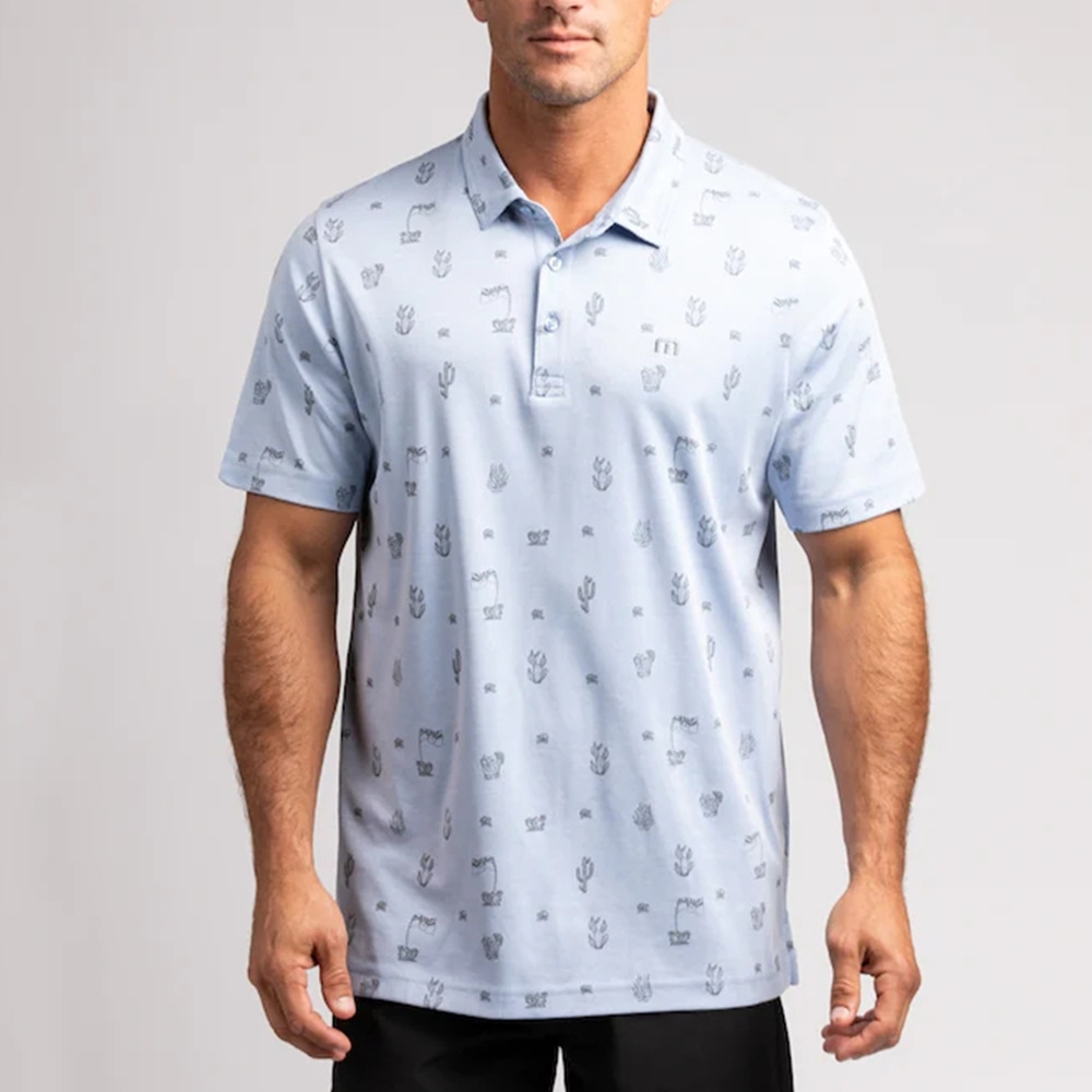 New Summer Fashion Men's Short-sleeved Quick-drying Breathable Golf Polo Shirt Printed High Performance T-shirt