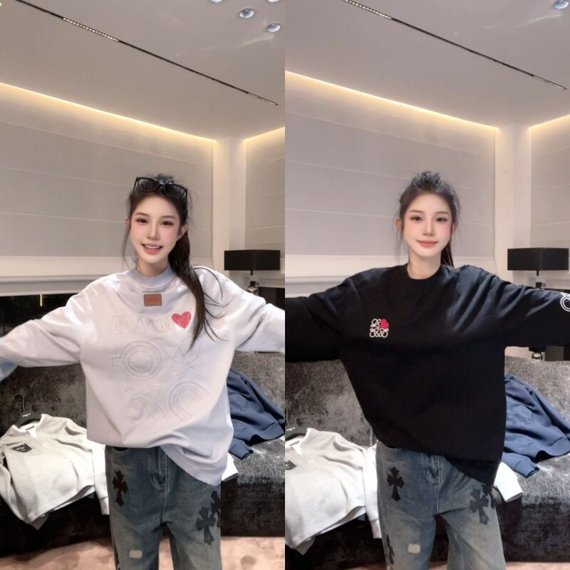 [High-Quality Sweatshirt] Autumn and Winter New Fashion Versatile High-End Designer Trendyy Round Neck Men's Sweatshirt