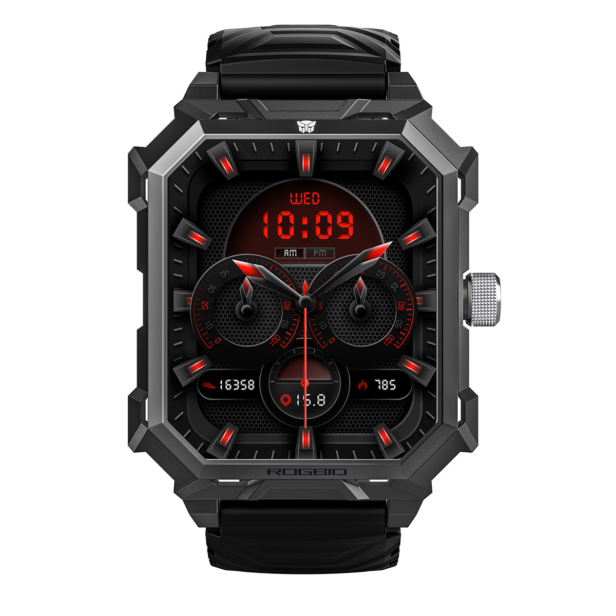 Rogbio Tank S3外贸款户外防水运动健康蓝牙智能手表Smart watch