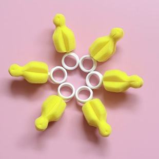 Sponge Pacifier Brush, Special Small Brush for Cleaning Pacifier, Household Baby Special Pacifier Brush, Baby Bottle Brush Head