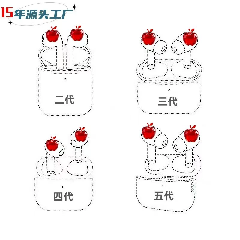 Huaqiangbei 2Nd, 3Rd, 4Th, and 5Th Generation Pro Bluetooth Headphones Jerry Compatible with Apple, Android, and Huawei Tws Bluetooth Headphones Huaqiangbei 2Nd, 3Rd, 4Th, and 5Th Generation Pro Bluetooth Headphones Jerry Compatible with Apple, Android, and Huawei Tws Bluetooth Headphones