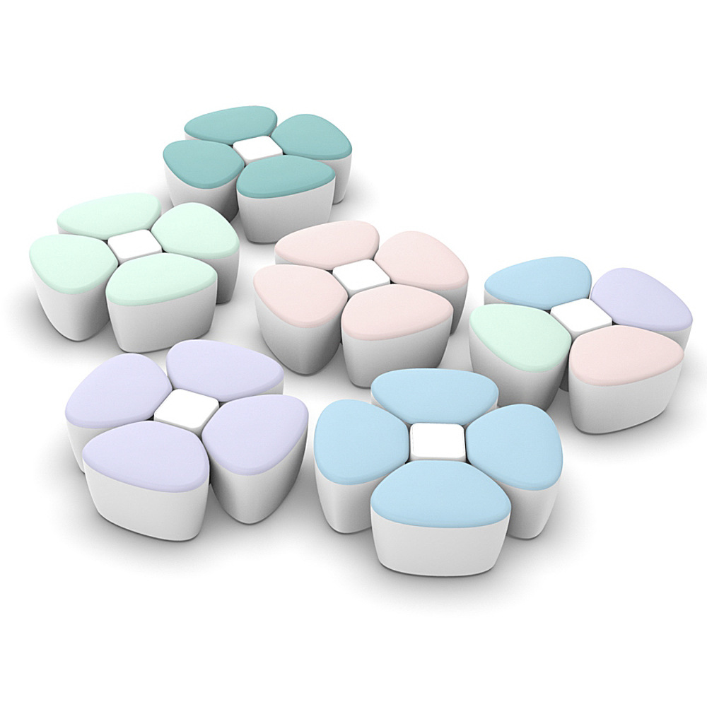 奶粉储存盒子幸运草分格零食盒便携婴儿大容量奶粉盒辅食盒可定制