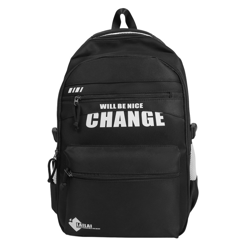 Mochila de estilo Harajuku de gran capacidad para estudiantes hombres 2025 nueva mochila de viaje de la escuela secundaria bolsa de viaje deportiva